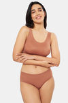 Amante Low Rise Three-Fourth Coverage Hipster Panty - Caramel Nude — thumbnail 5